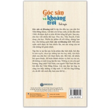 Sách Góc Sân Và Khoảng Trời Trần Đăng Khoa - Sbooks chính hãng, giảm giá 89.000đ 3
