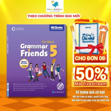 Sách Grammar Friends 5 - Bài tập ngữ pháp tiếng Anh, 102,000 VND, MCBooks