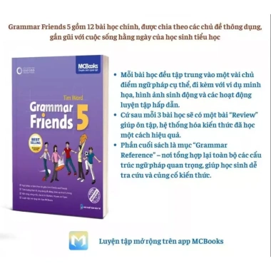Sách Grammar Friends 5 - Bài tập ngữ pháp tiếng Anh, 102,000 VND, MCBooks