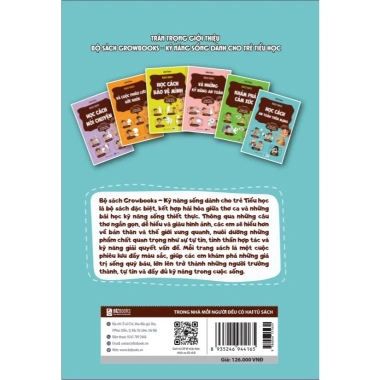 Sách GROWBOOKS Kỹ Năng Sống Trẻ Tiểu Học - Nói Chuyện Bảo Vệ Sức Khỏe An Toàn - 60.000 VND 2