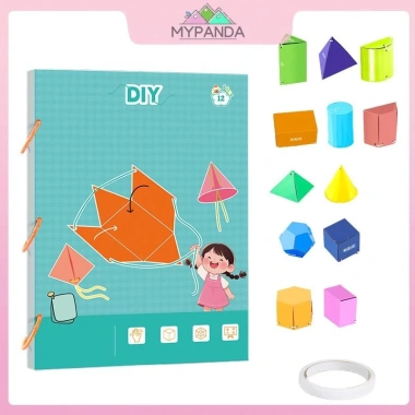 Sách học hình học 3D MYPANDA - Công thức giảng dạy khối lượng, diện tích bề mặt, chỉ 103.600 VND 9