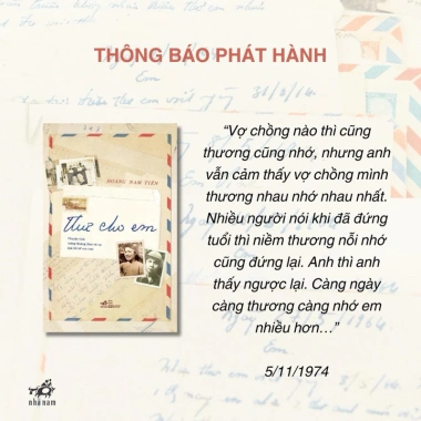 Sách Hồi Ký Thư Cho Em - Câu chuyện tình tướng Hoàng Đan qua lời con trai Hoàng Nam Tiến, giá ưu đãi 133.000đ