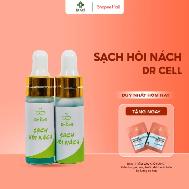 Sạch hôi nách Dr.cell 10ml SAN03 - Khử mùi, sạch mồ hôi, tự tin, giá ưu đãi 180.000đ Sạch hôi nách Dr.cell 10ml SAN03 - Khử mùi, sạch mồ hôi, tự tin, giá ưu đãi 180.000đ