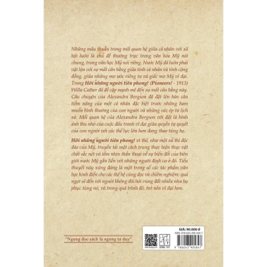 Sách Hỡi những người tiên phong Willa Cather - 36.000đ, giảm 20%, truyền cảm hứng lãnh đạo
