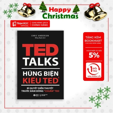Sách Hùng biện kiểu Ted - Bí quyết diễn thuyết trước đám đông chuẩn, giá ưu đãi 149.250 VND