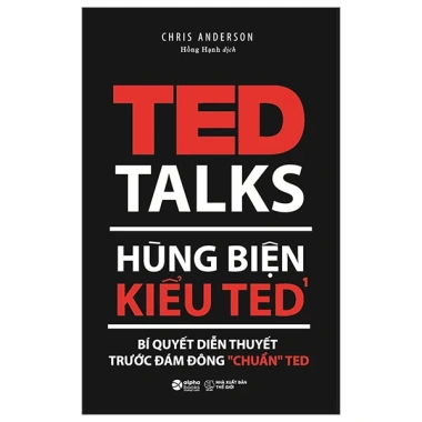 Sách Hùng biện kiểu Ted - Bí quyết diễn thuyết trước đám đông chuẩn, giá ưu đãi 149.250 VND