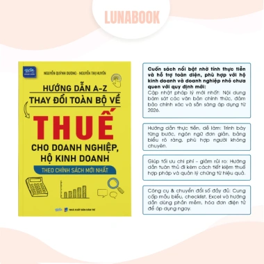 Sách Hướng Dẫn Thay Đổi Thuế Doanh Nghiệp & Hộ Kinh Doanh - Giá 159.000 VND