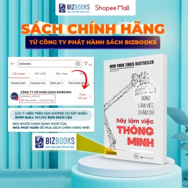 Sách hướng nghiệp & phát triển bản thân Đừng làm việc chăm chỉ hãy làm việc thông minh - Giá ưu đãi 140.000 đồng 3
