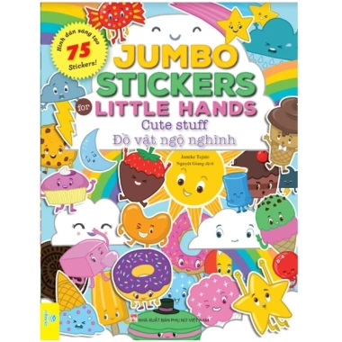 Sách Jumbo Stickers cho Tay Nhỏ - 75 Hình Dán Siêu To - Ndbooks Giá 55.200đ 2