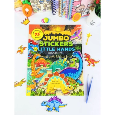 Sách Jumbo Stickers cho Tay Nhỏ - 75 Hình Dán Siêu To - Ndbooks Giá 55.200đ 5