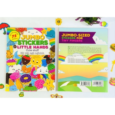 Sách Jumbo Stickers cho Tay Nhỏ - 75 Hình Dán Siêu To - Ndbooks Giá 55.200đ 7