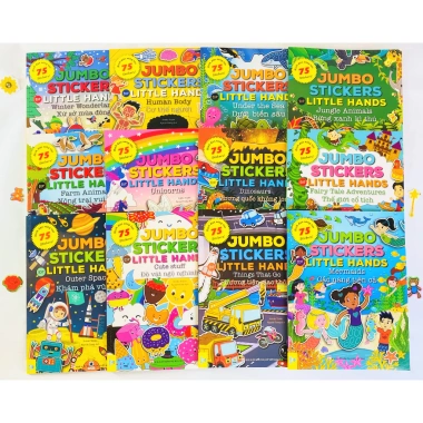 Sách Jumbo Stickers cho Tay Nhỏ - 75 Hình Dán Siêu To - Ndbooks Giá 55.200đ 8