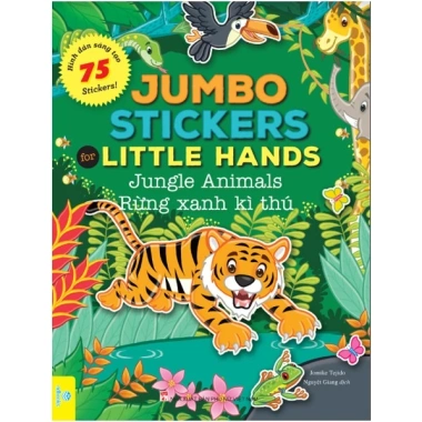 Sách Jumbo Stickers cho Tay Nhỏ - 75 Hình Dán Siêu To - Ndbooks Giá 55.200đ 10