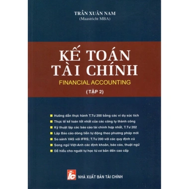 Sách Kế Toán Tài Chính Tập 2 Trần Xuân Nam - Giá ưu đãi 356.400 VND, tiết kiệm 81.972 VND
