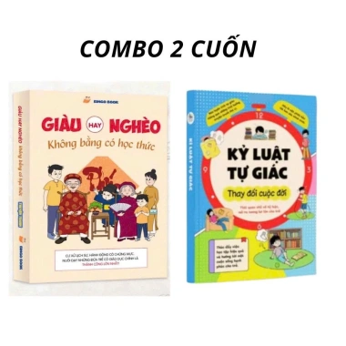 Sách Kỉ Luật Tự Giác - Thay Đổi Cuộc Đời, Giàu Nghèo Không Bằng Học Thức Cho Bé 6-12, Giá 75.000đ