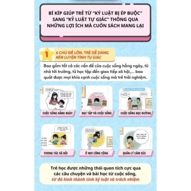 Sách Kỉ Luật Tự Giác - Thay Đổi Cuộc Đời, Giàu Nghèo Không Bằng Học Thức Cho Bé 6-12, Giá 75.000đ