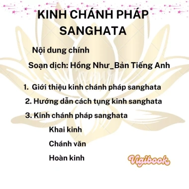 Sách Kinh Chánh Pháp Sanghata - Giá chỉ 57.000đ, nội dung sâu sắc về pháp môn và tâm linh