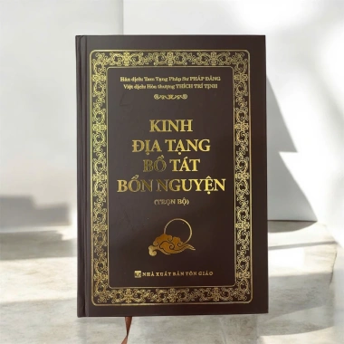 Sách Kinh Địa Tạng Bồ Tát Bổn Nguyện Trọn Bộ - Bản Xịn Giấy Đẹp Giá Ưu Đãi 30k