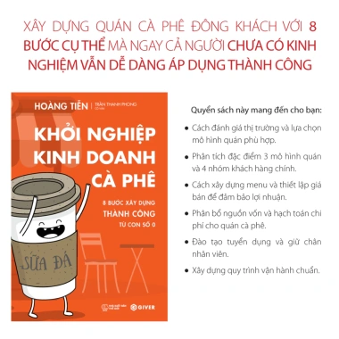 Sách Kinh Doanh Cà Phê 8 Bước Xây Thành Công Từ 0 - Bí Quyết Mở Quán Café Đông 146.990 VND 2