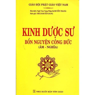 Sách Kinh Dược Sư Bổn Nguyện Công Đức Âm Nghĩa bìa mềm - Giá ưu đãi 60.000đ, giảm 22%