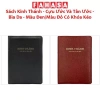 Sách Kinh Thánh Cựu Ước và Tân Ước Bìa Da Màu Đen hoặc Đỏ Khóa Kéo - Giá Ưu Đãi 665.000₫