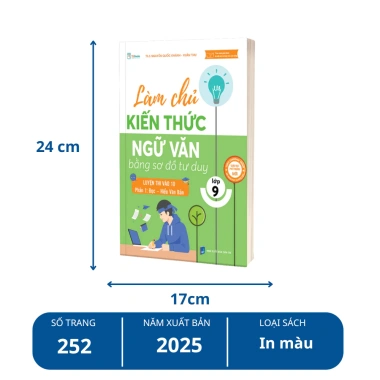 Sách Làm Chủ Kiến Thức Ngữ Văn 9 Luyện Thi Vào 10 Phần 1 Đọc Hiểu Văn Bản SGK Kết Nối Tri Thức Giá Ưu Đãi 122.840 VND