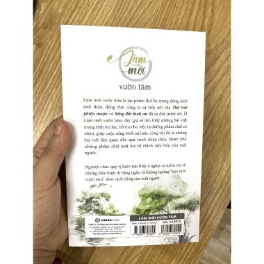 Sách Làm Mới Vườn Tâm - Học thiền, Giá chỉ 96.800đ, giảm so với 123.904đ 5 Sách Làm Mới Vườn Tâm - Học thiền, Giá chỉ 96.800đ, giảm so với 123.904đ 5