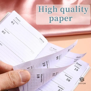 Sách lập kế hoạch 2.026 - Lịch hàng ngày bỏ túi, lịch tuần mỏng, thiết kế mới, tiện lợi cho công việc