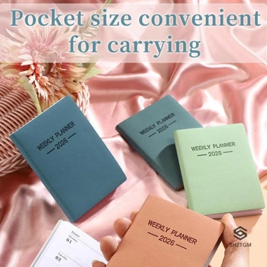Sách lập kế hoạch 2.026 - Lịch hàng ngày bỏ túi, lịch tuần mỏng, thiết kế mới, tiện lợi cho công việc