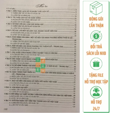 Sách Lịch sử 10 – Hướng dẫn trả lời câu hỏi & bài tập, kết nối tri thức, giá 40.500đ