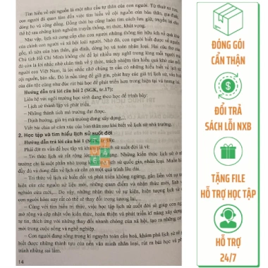 Sách Lịch sử 10 – Hướng dẫn trả lời câu hỏi & bài tập, kết nối tri thức, giá 40.500đ