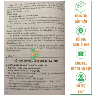 Sách Lịch sử 10 – Hướng dẫn trả lời câu hỏi & bài tập, kết nối tri thức, giá 40.500đ