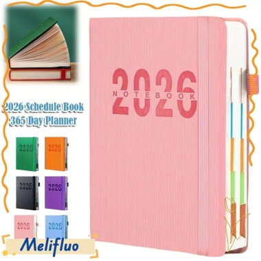 Sách lịch trình MELIFLUO 2.026 A5 - Sổ tay, quản thời gian, kế hoạch tuần học sinh