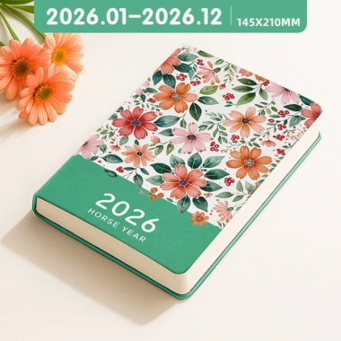 Sách lịch trình RISEDOT hoa - Nhắc nhở lập kế hoạch 2.026 A5, danh sách việc cần làm, giá 202.500 VND