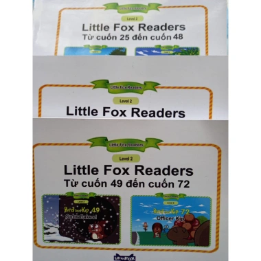 Sách Little Fox Level 2 - Bản In Màu Giấy Thường Rõ Nét, Giá Ưu Đãi 285.000₫
