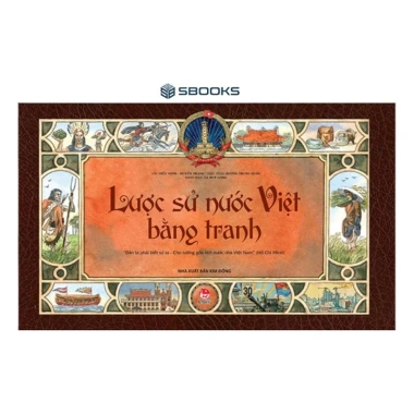Sách Lược Sử Nước Việt Bằng Tranh - SBOOKS Giá Ưu Đãi 126.000 VND