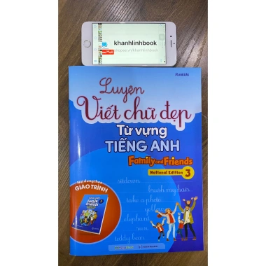 Sách Luyện Viết Chữ Đẹp Từ Vựng Tiếng Anh Family and Friends National Edition 3 – Giá Chỉ 40.000đ