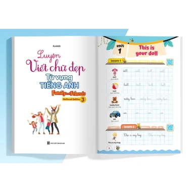 Sách Luyện Viết Chữ Đẹp Từ Vựng Tiếng Anh Family and Friends National Edition 3 – Giá Chỉ 40.000đ