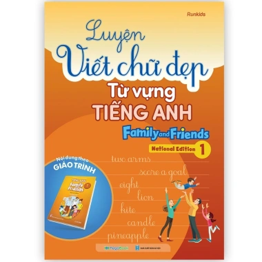 Sách Luyện Viết Chữ Đẹp Vựng Tiếng Anh Family và Friends Edition 1 - 34.900 VNĐ Sách Luyện Viết Chữ Đẹp Vựng Tiếng Anh Family và Friends Edition 1 - 34.900 VNĐ