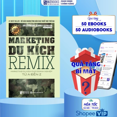 Sách Marketing Du Kích Remix - Chiến lược A-Z cho doanh nghiệp, 164.800 VND