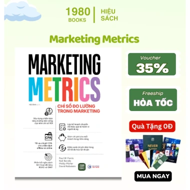 Sách Marketing Metrics – Đo lường hiệu quả kinh doanh, giảm 22% chỉ 179.250₫