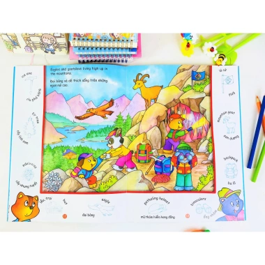 Sách My First 100 Words + 120 Sticker - Học tiếng Anh bé, giá chỉ 60.000 VNĐ - ndbooks