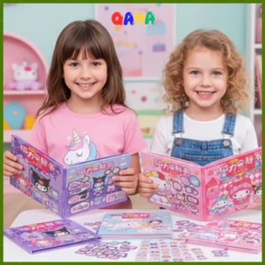 Sách nam châm Kuromi - Đồ chơi thủ công dễ thương cho bé gái, giảm giá 18.974₫