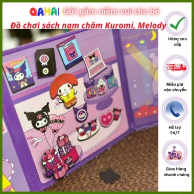 Sách nam châm Kuromi - Đồ chơi thủ công dễ thương cho bé gái, giảm giá 18.974₫ 7 Sách nam châm Kuromi - Đồ chơi thủ công dễ thương cho bé gái, giảm giá 18.974₫ 7