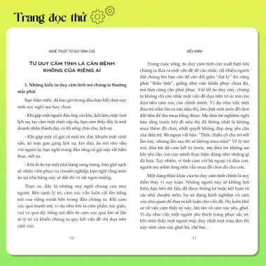 Sách Nghệ Thuật Tư Duy Đỉnh Cao - Hiểu Minh | Tiên Phong Books Giá 83k Giảm Giá 3