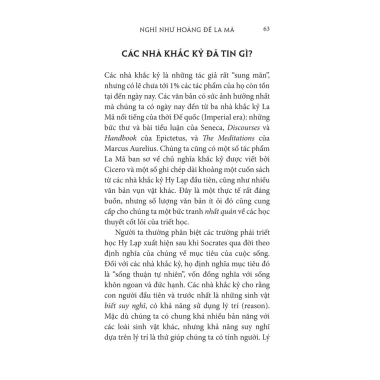 Sách Nghĩ như Hoàng đế La Mã - Triết lý khắc kỷ Marcus Aurelius, giảm giá 139.500₫ 5