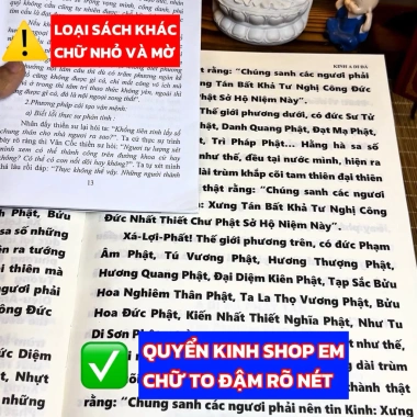 Sách Nghi Thức Đọc Kinh 15 Bài Hàng Ngày Bìa Cứng Chống Nước Chữ To Giá 179.000 VND 3