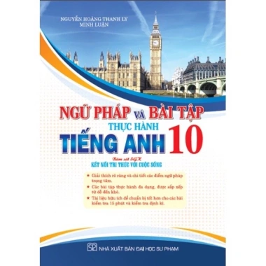 Sách Ngữ Pháp & Bài Tập Thực Hành Tiếng Anh 10 - Bám Sát SGK, Giá 45.000 2 Sách Ngữ Pháp & Bài Tập Thực Hành Tiếng Anh 10 - Bám Sát SGK, Giá 45.000 2