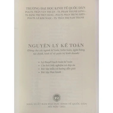 Sách Nguyên Lý Kế Toán Trần Văn Thuận - Kế Toán, Kiểm Toán, Ngân Hàng - 115.200 VND 2