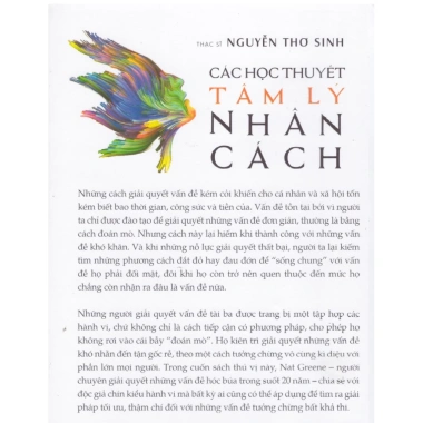 Sách Nguyễn Thơ Sinh Các học thuyết tâm lý nhân cách giá ưu đãi 323.400 VND 2